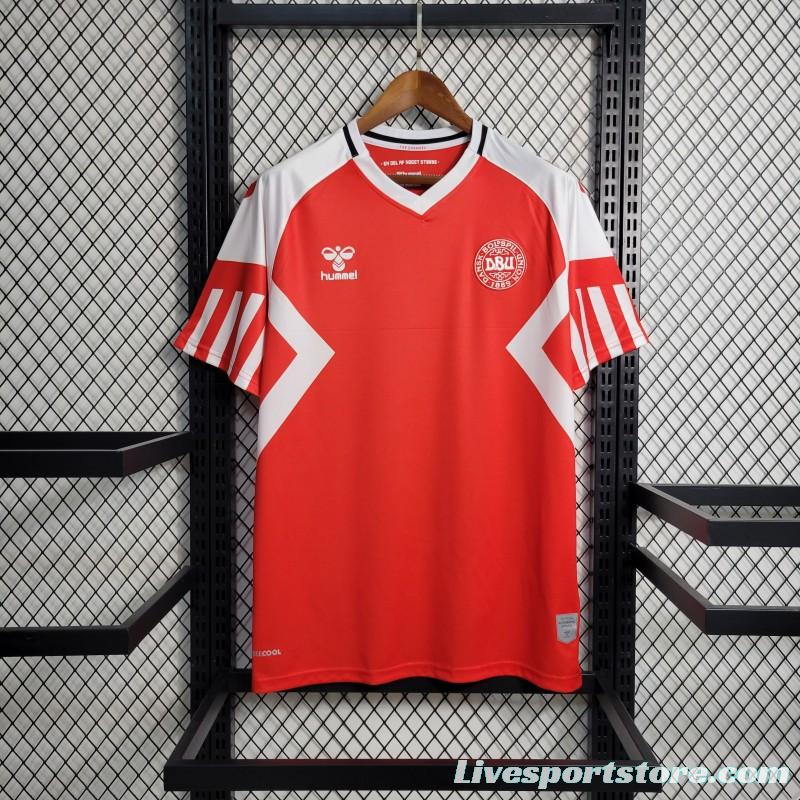 2023  Denmark Home Red Jersey