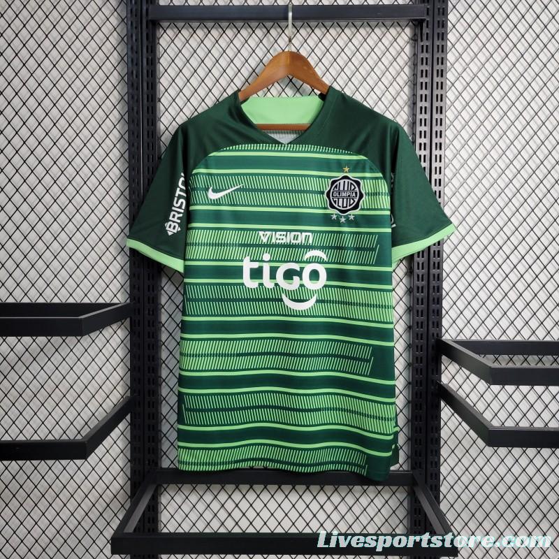 23-24 Paraguayan Club Olimpia Third Green Jersey