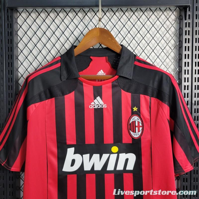 Retro 07-08 AC Milan Home Jersey