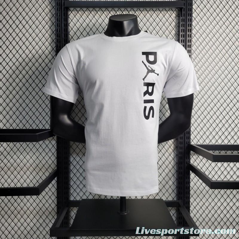 2023 NIKE PSG White T-shirts