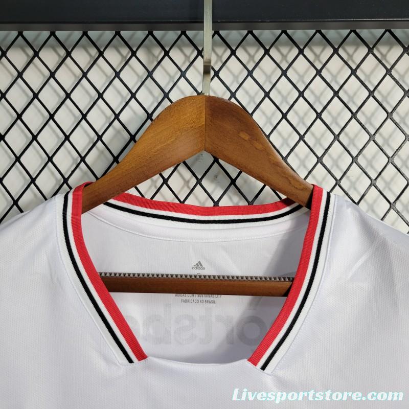 22-23 Sao Paulo Home Vest White Jersey