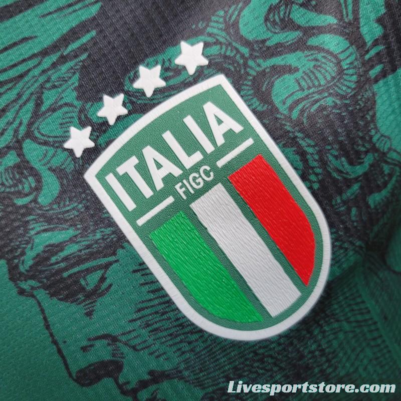 Player Version 2023 Italy Special Edition Green Jersey