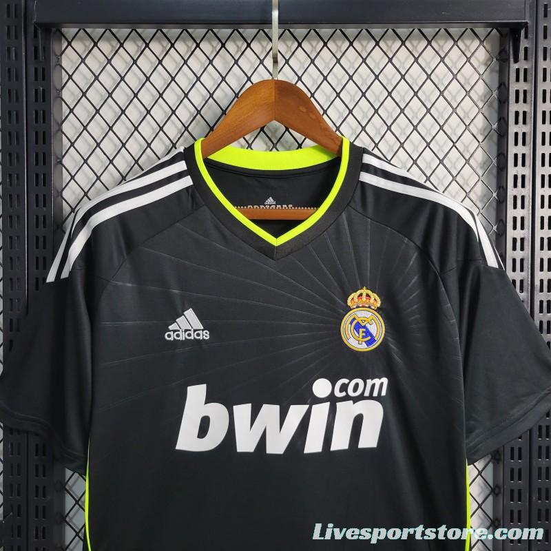 Retro 10-11 Real Madrid Away Black Soccer Jersey