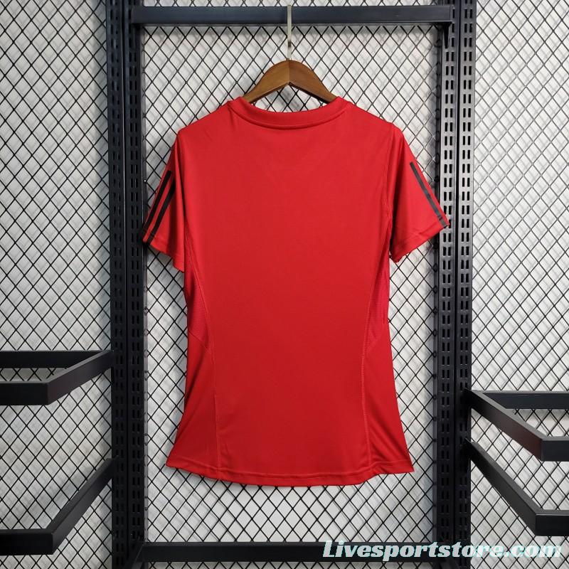 23-24 Women Flamengo Red Training Jersey