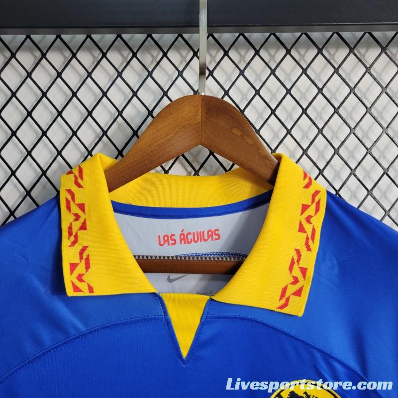 23-24 Club America Away Blue Soccer Jersey