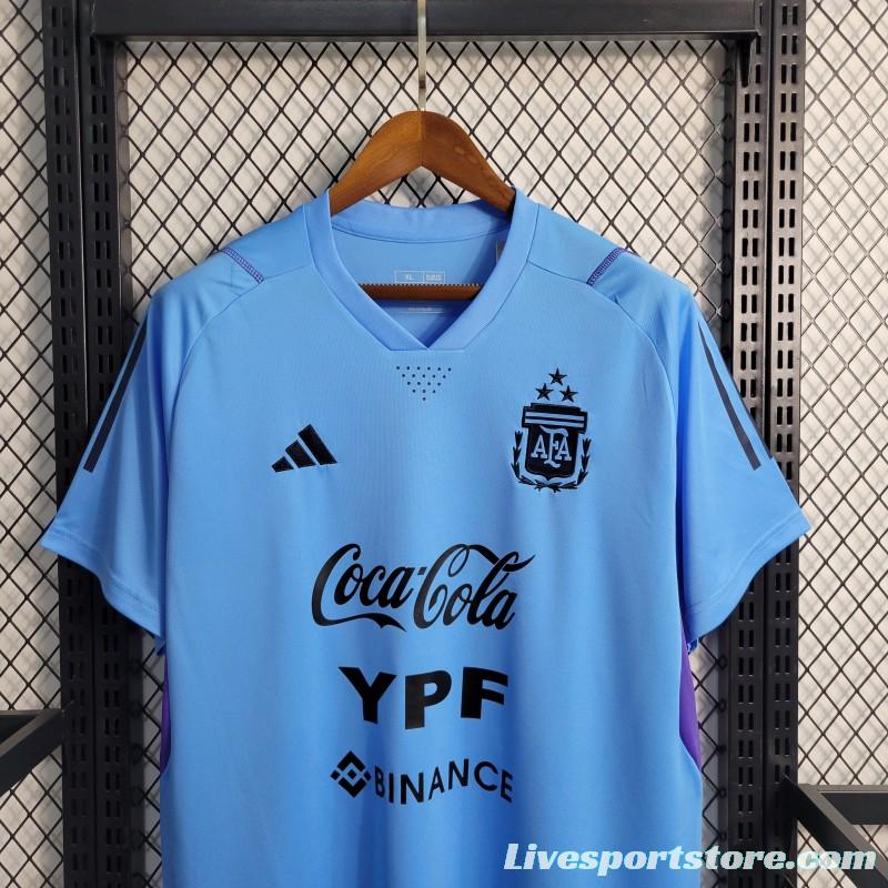 23-24 Argentina Blue Training Jersey