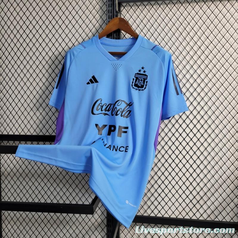 23-24 Argentina Blue Training Jersey