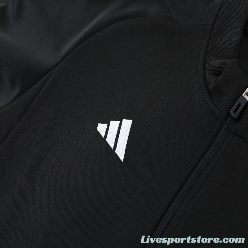 2023 Adidas Black Full Zipper Jacket +Pants