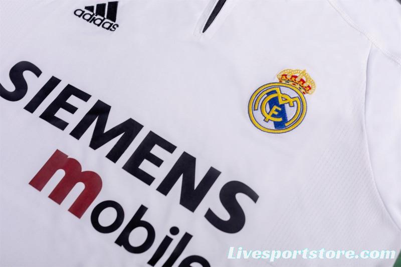 Retro 03/04 Real Madrid Home Jersey