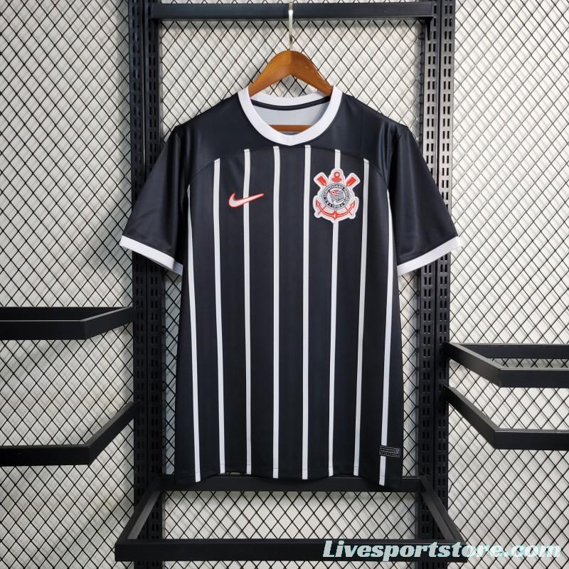 23-24 Corinthians Away Black Jersey