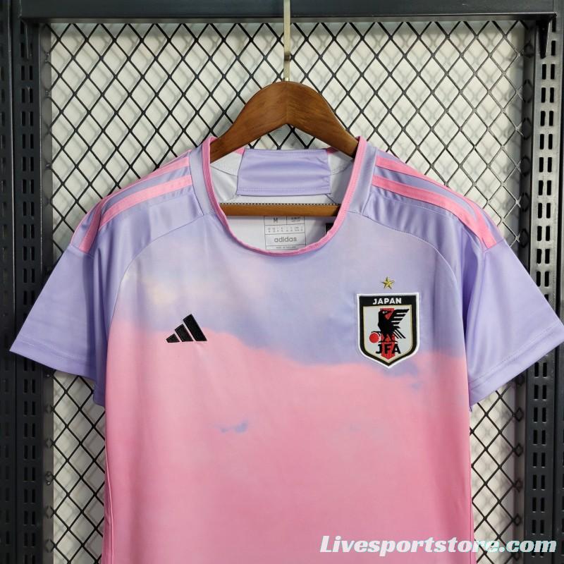 2023 Women Japan Away Pink Jersey