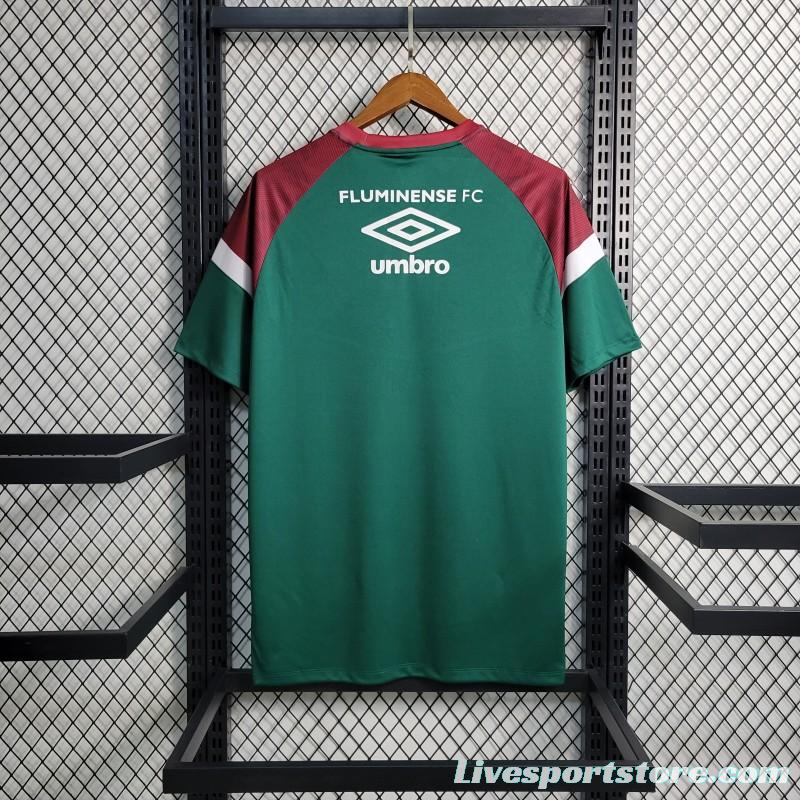 23-24 Fluminense Celestial Training Jersey Green+Red