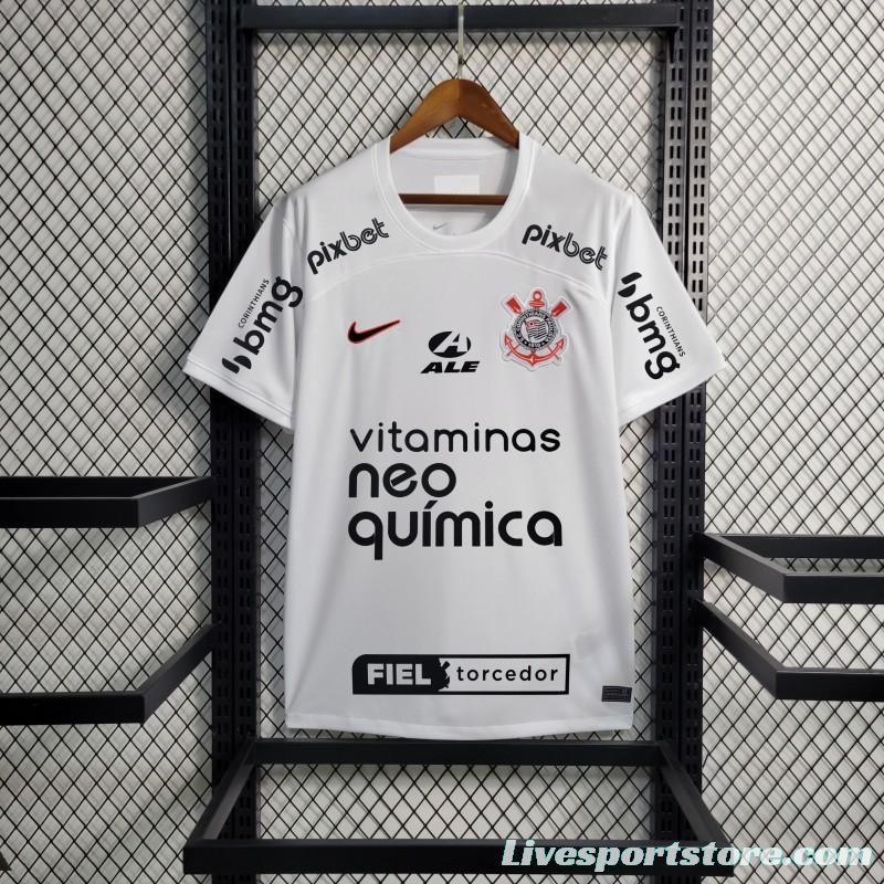 23/24 Corinthians Home Jersey +All Sponsors