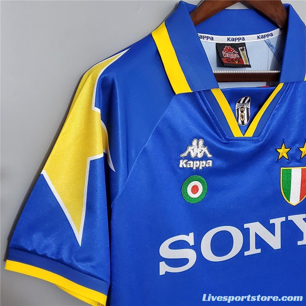 Retro 95/96 Juventus Away Blue Jersey