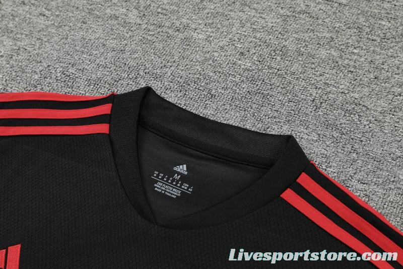 23-24 Bayern Munich Black Red Short Sleeve+Shorts