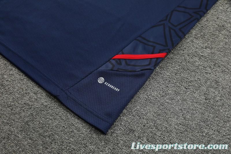 23-24 Arsenal Navy Short Sleeve+Shorts