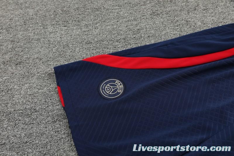 23-24 PSG Navy Vest Jersey+Shorts