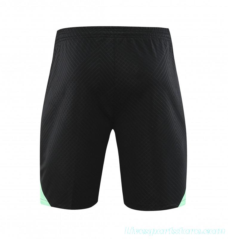 23-24 Liverpool Black Green Short Sleeve+Shorts