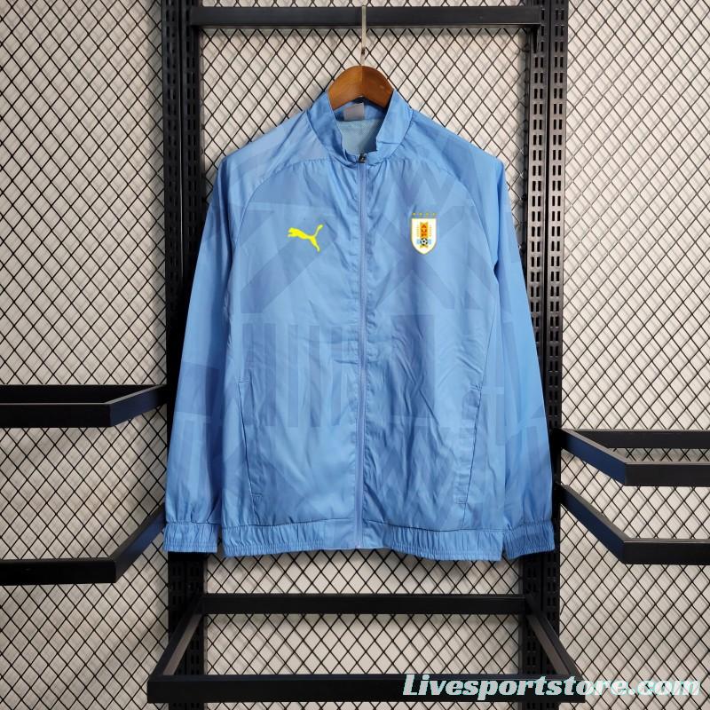 2023 Uruguay Blue Windbreaker