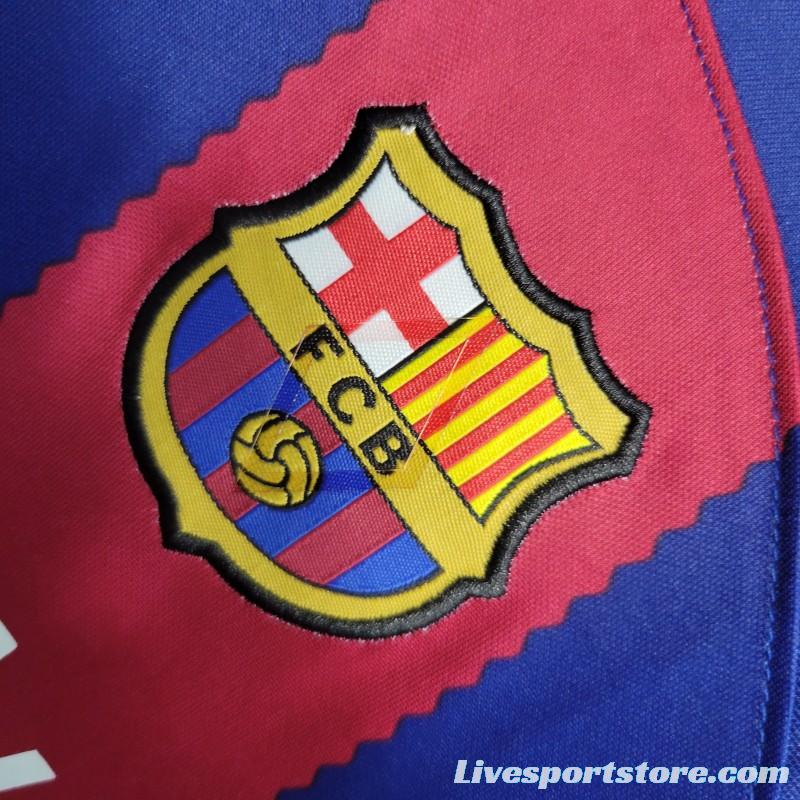 23-24 KIDS Barcelona Home Jersey Size 16-28