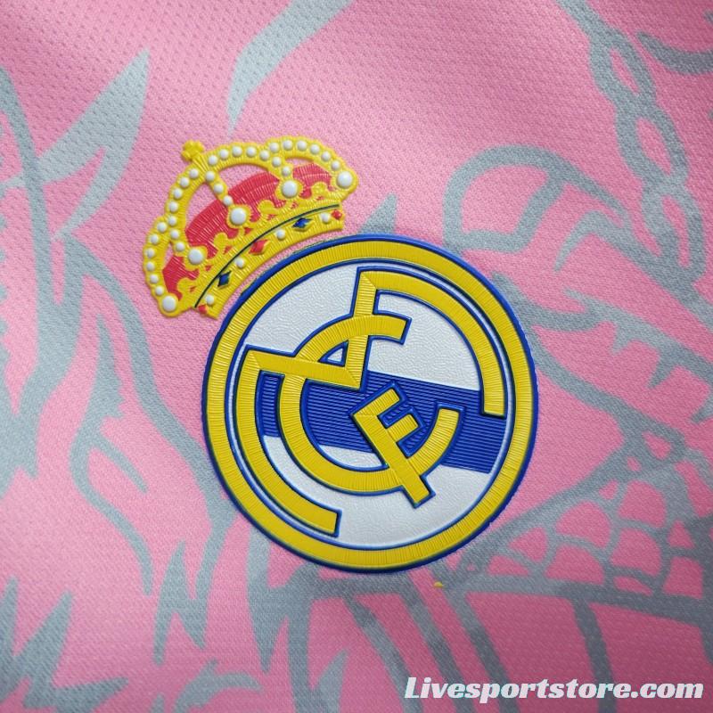 23-24 Real Madrid Dragon Pink Jersey