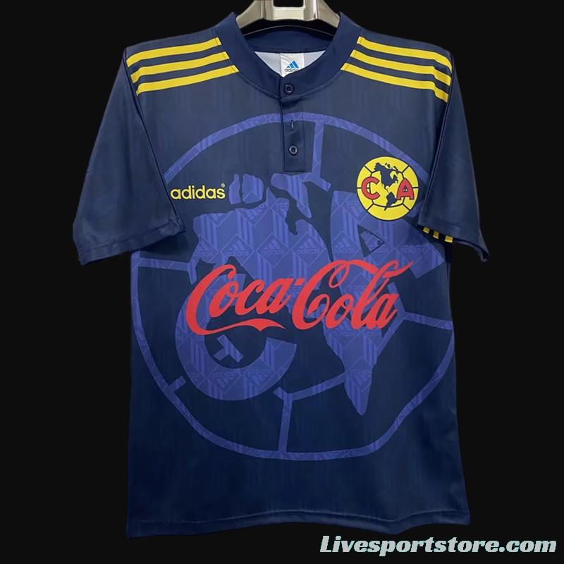 Retro 98/99 Club America Away Blue Jersey