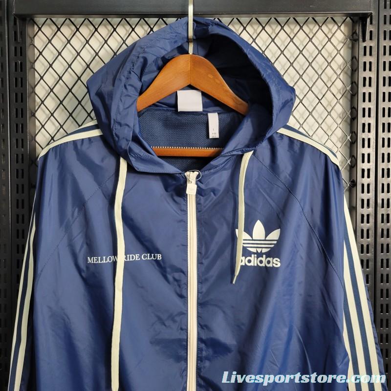 2023 Adidas Blue Windbreaker