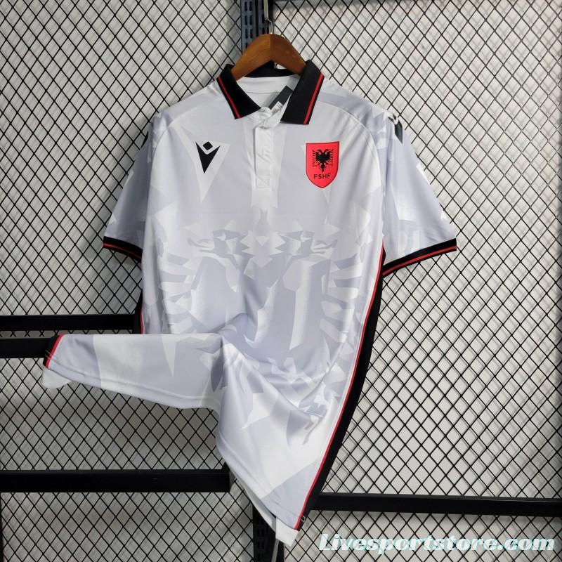 2023 Albania Away White Jersey