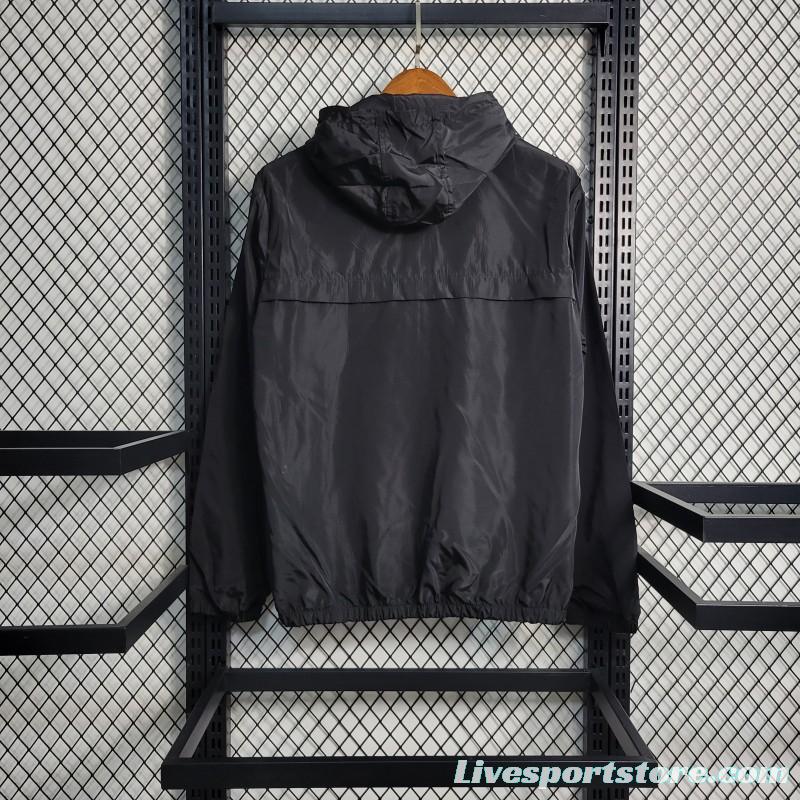 2023 PRADA Black Windbreaker