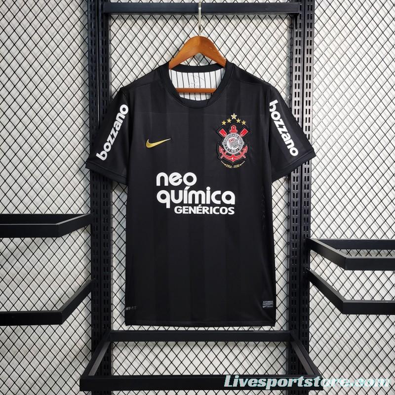 Retro 10/11 Corinthians Away Black Jersey