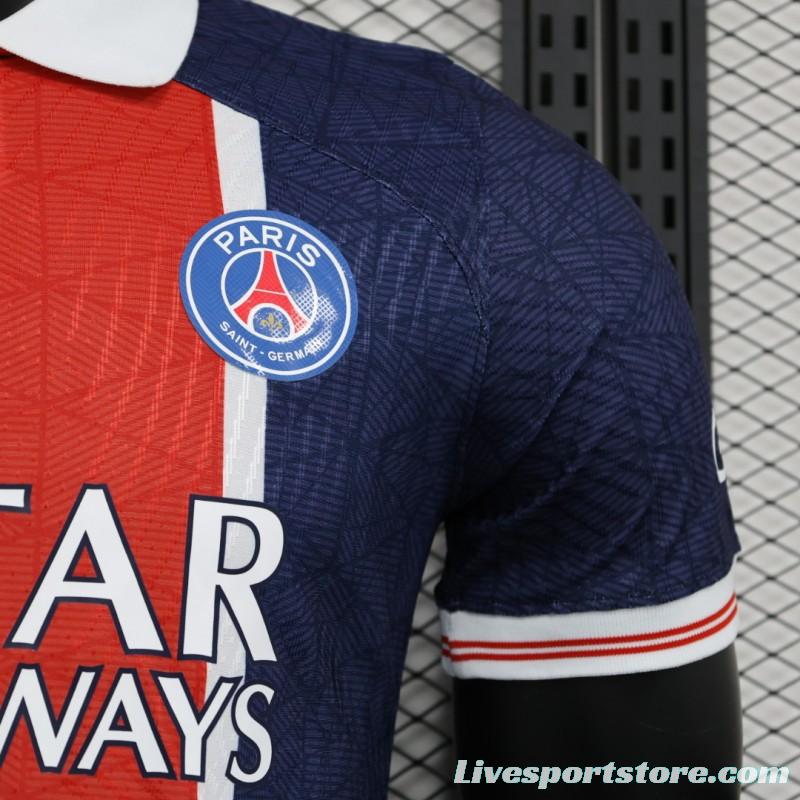 Player Version 23/24 PSG Home Classical Special Jersey