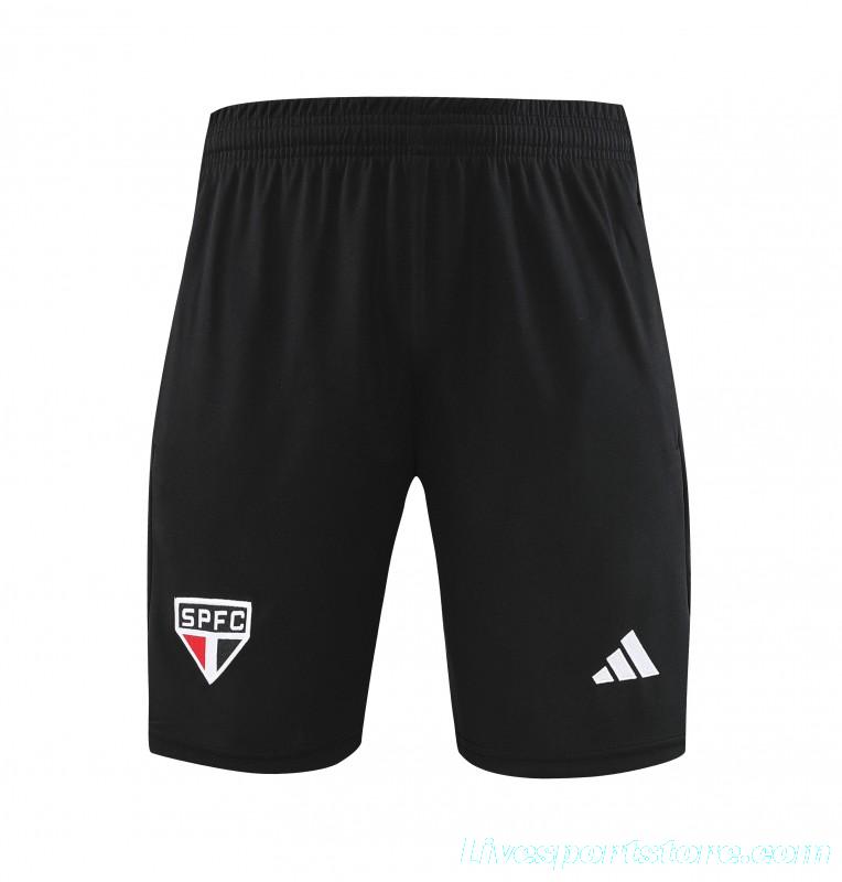 23-24 Sao Paulo White Short Sleeve Jersey+Shorts