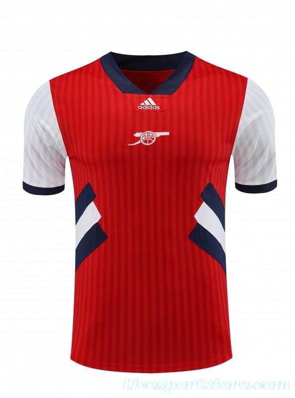 23-24 Arsenal Red Remake Icon Short Sleeve Jersey+Shorts