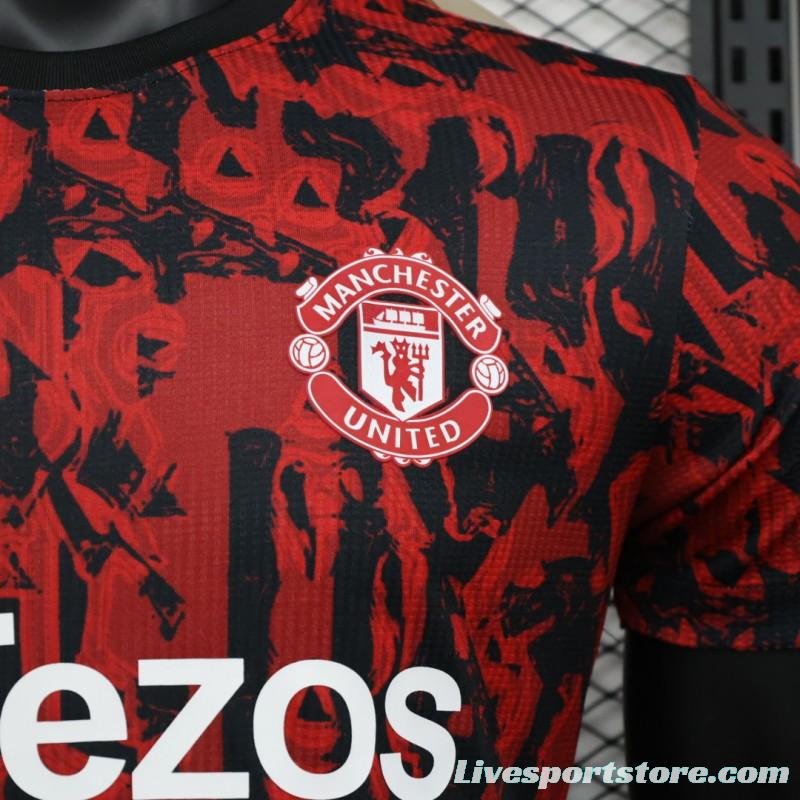 Player Version 23/24 Manchester United Red Training Jersey