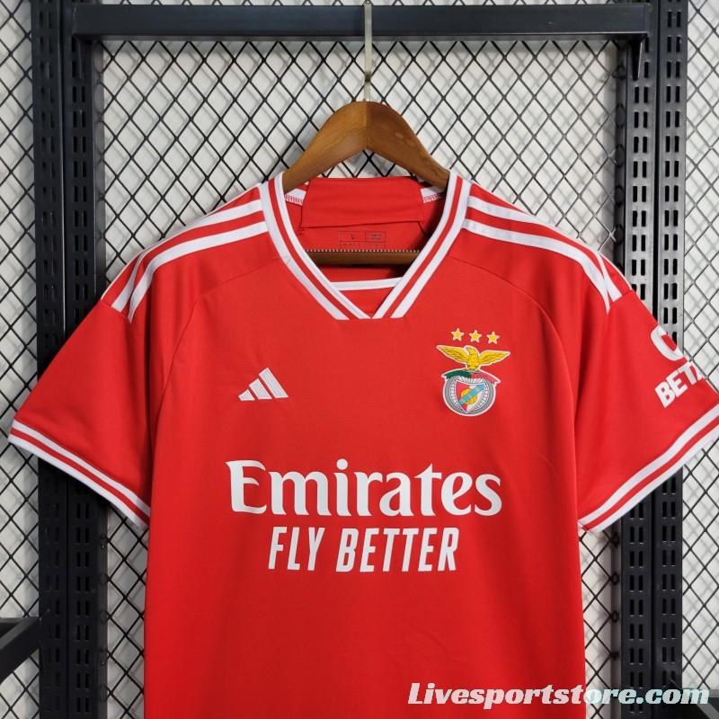 23-24 Benfica Home Jersey