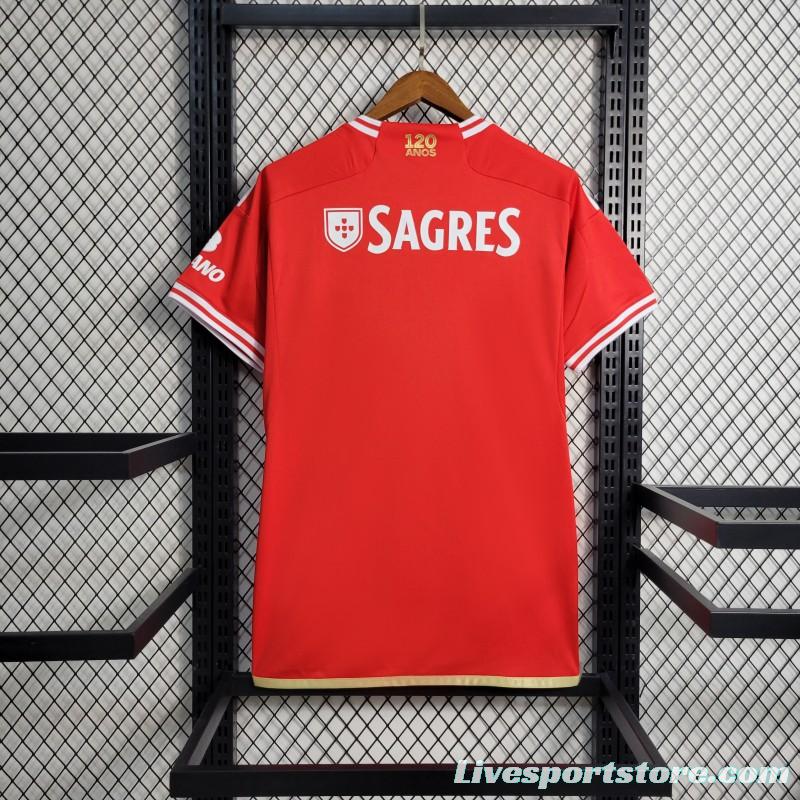 23-24 Benfica Home Jersey