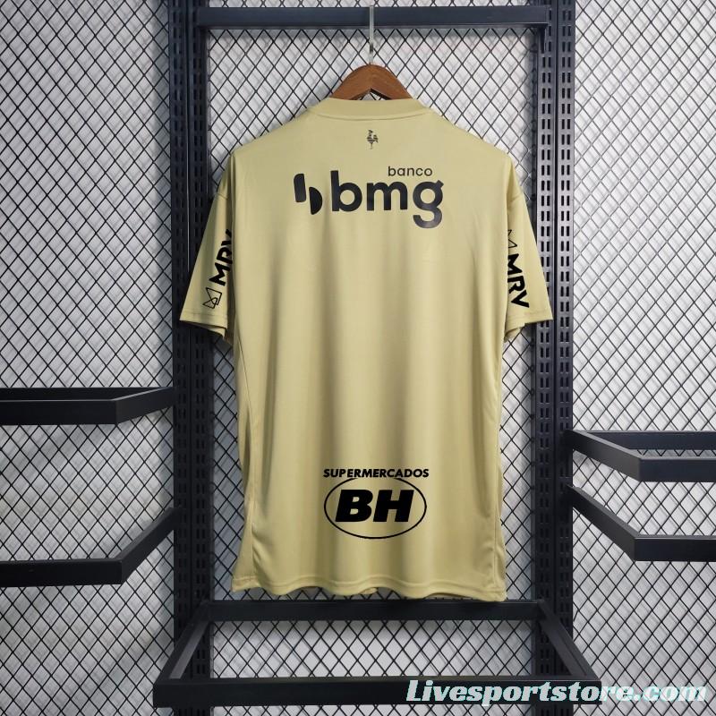 22-23 Atletico Mineiro Third Yellow Jersey+ All Sponsor