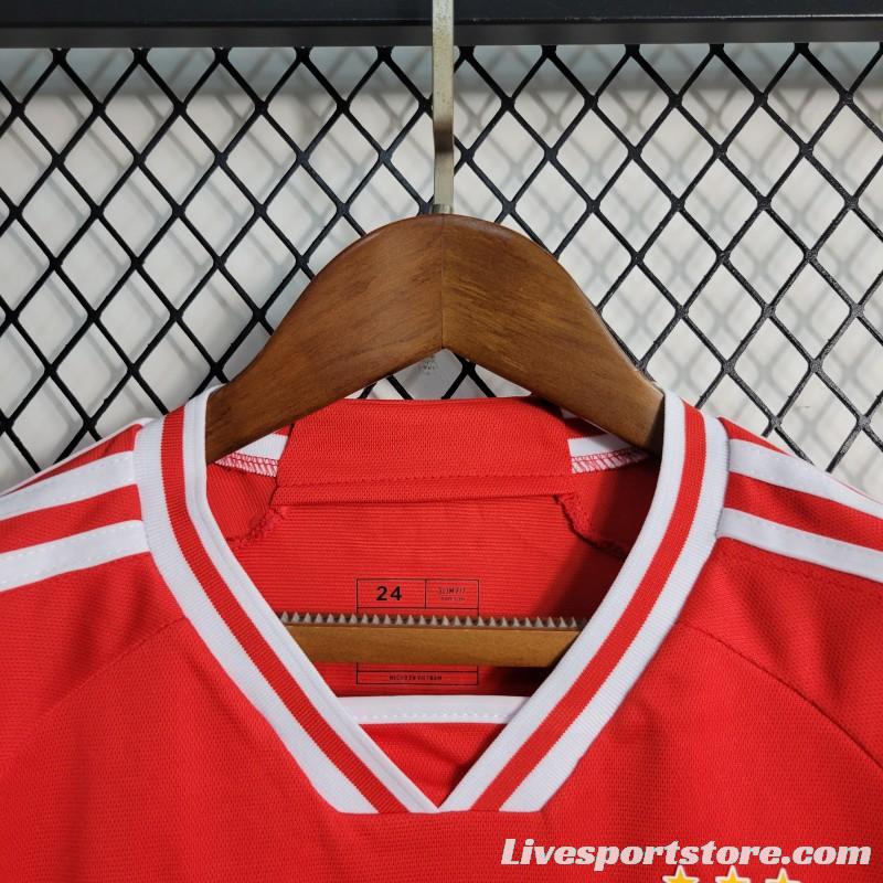 23-24 KIDS Benfica Home Jersey Size 16-28