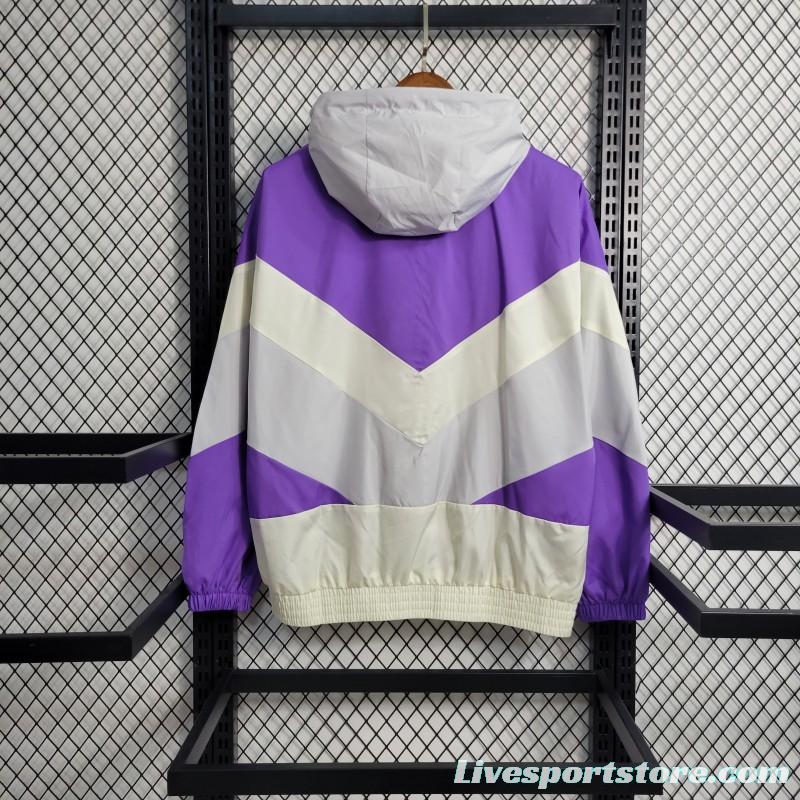 23-24 Inter Miami White Purple Windbreaker