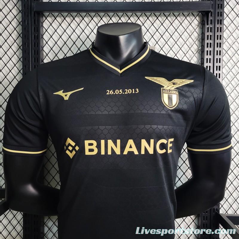 Player Version 23-24 Lazio Black 10th Anniversary Edition Jersey