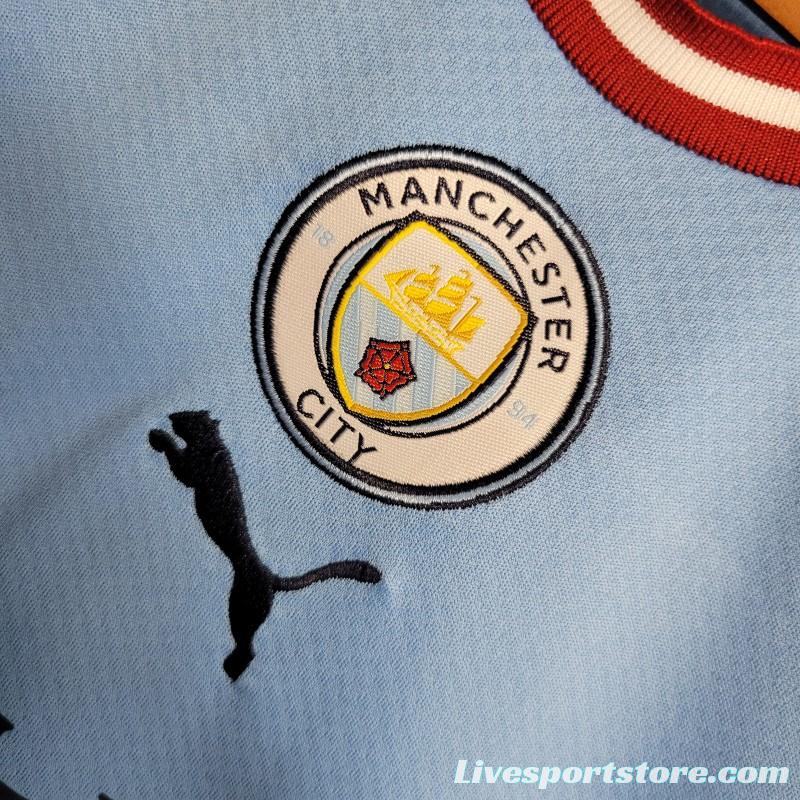 22-23 Kids Manchester City Home Jersey