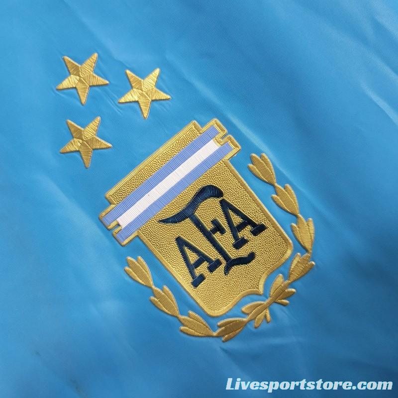 2023 Argentina Navy Blue Windbreaker