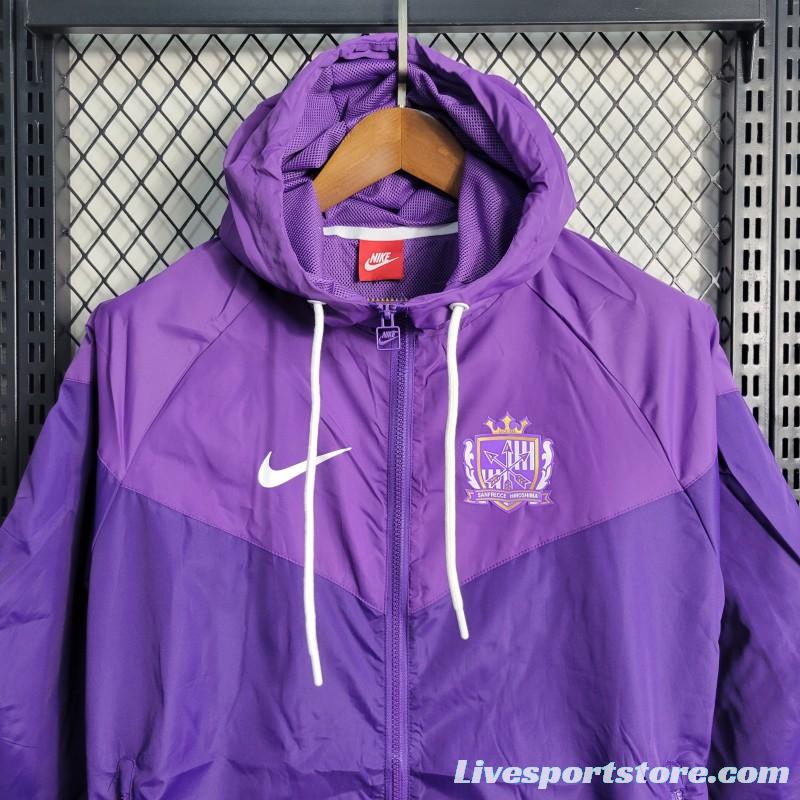 23-24 Sanfrecce Hiroshima Purple Windbreaker