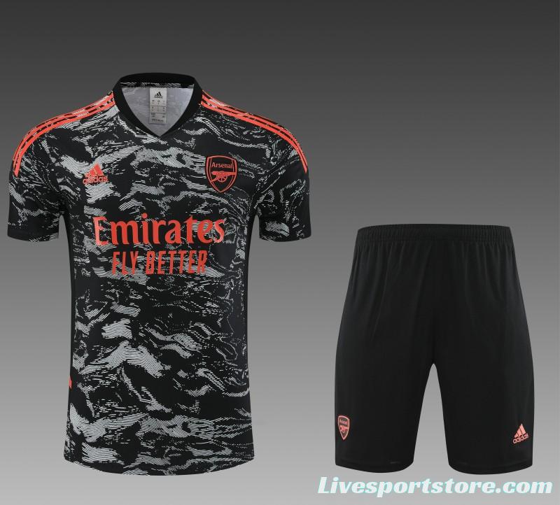 23 24 Arsenal Black Special Short Sleeve+Shorts