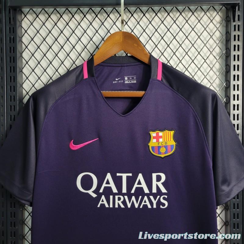 Retro 16-17 Barcelona Away Purple Jersey