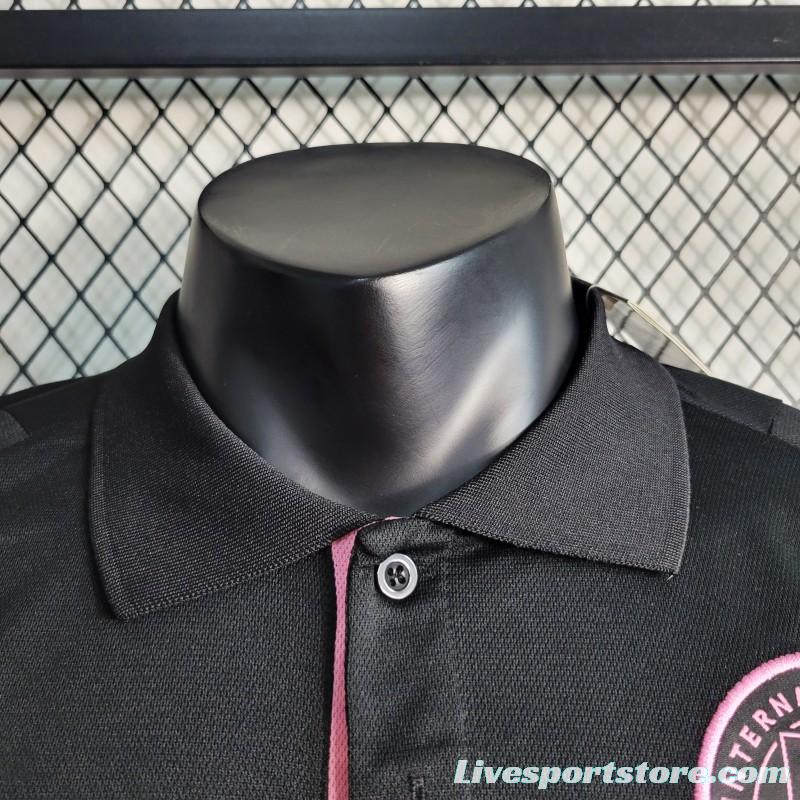 23-24 Inter Miami Black Polo Jersey