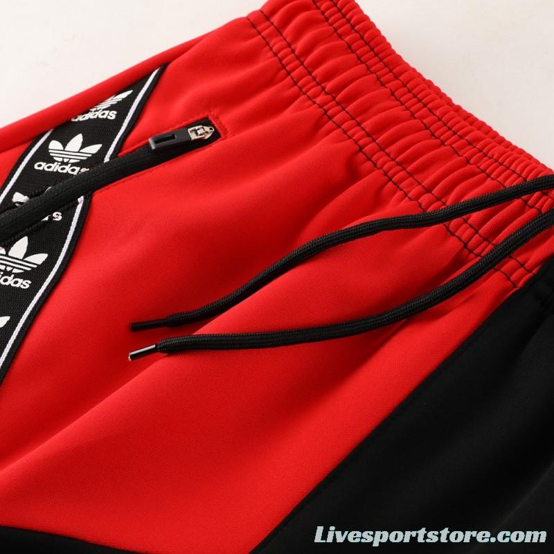 23/24 Adidas Original Wine/Red Full Zipper +Pants