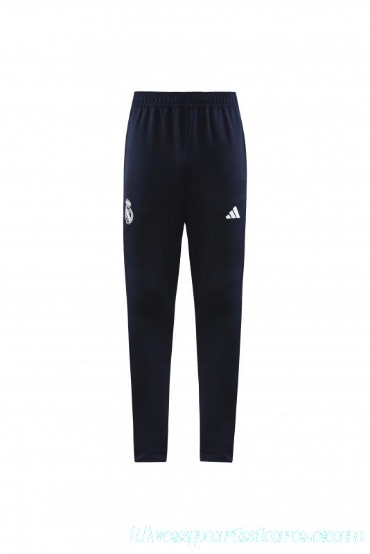 23/24 Real Madrid White/Navy Full Zipper +Pants