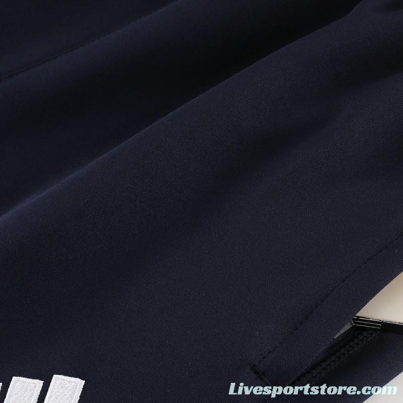 23/24 Real Madrid White/Navy Full Zipper +Pants