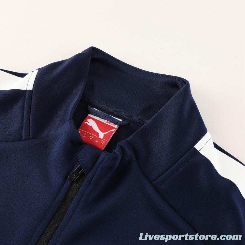 23/24 PUMA Navy Full Zipper Hooide Jacket+Pants